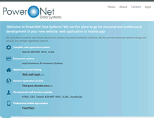 Tablet Screenshot of powernetdata.com